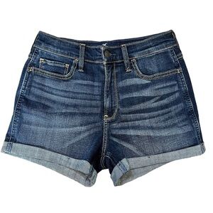 Hollister High Rise Short 3 26 Blue Jean Denim